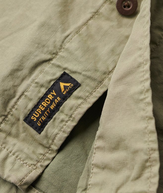 Militär-Overshirt-Jacke Militär-Overshirt-Jacke