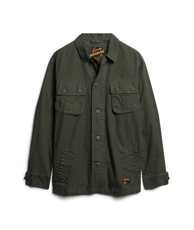 Militär-Overshirt-Jacke Militär-Overshirt-Jacke