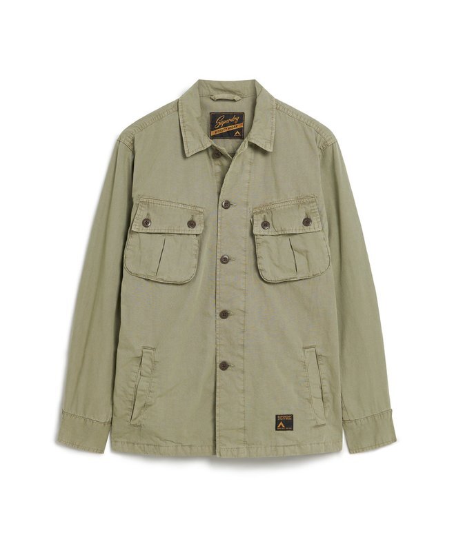 Militär-Overshirt-Jacke Militär-Overshirt-Jacke