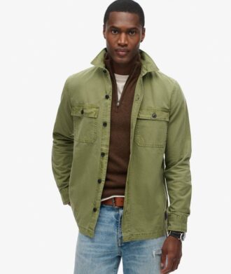 Militärisches Langarm-Overshirt