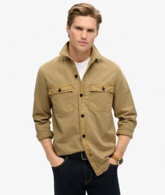 Militärisches Langarm-Overshirt