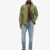 Militärisches Langarm-Overshirt Militärisches Langarm-Overshirt