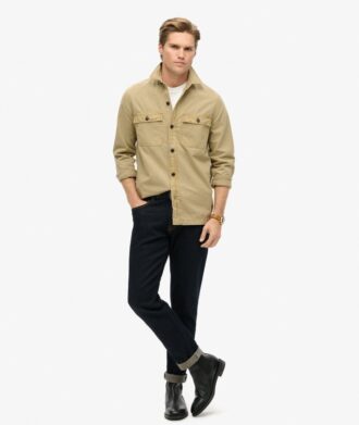 Militärisches Langarm-Overshirt