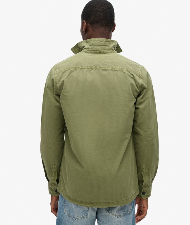 Militärisches Langarm-Overshirt Militärisches Langarm-Overshirt