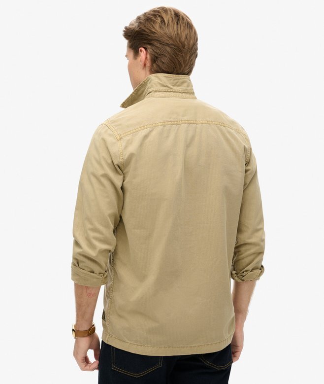 Militärisches Langarm-Overshirt Militärisches Langarm-Overshirt