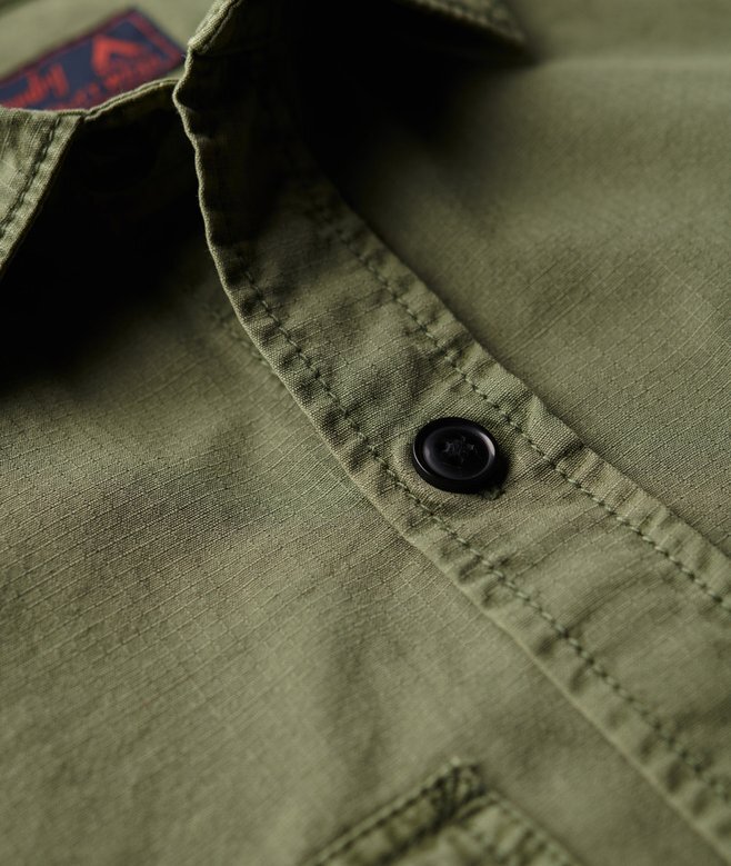 Militärisches Langarm-Overshirt Militärisches Langarm-Overshirt
