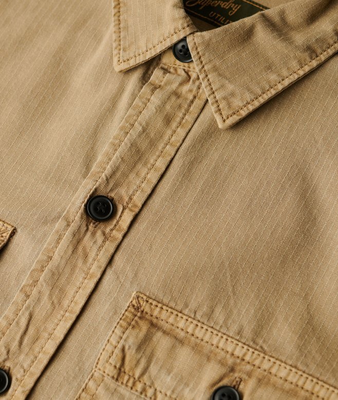 Militärisches Langarm-Overshirt Militärisches Langarm-Overshirt