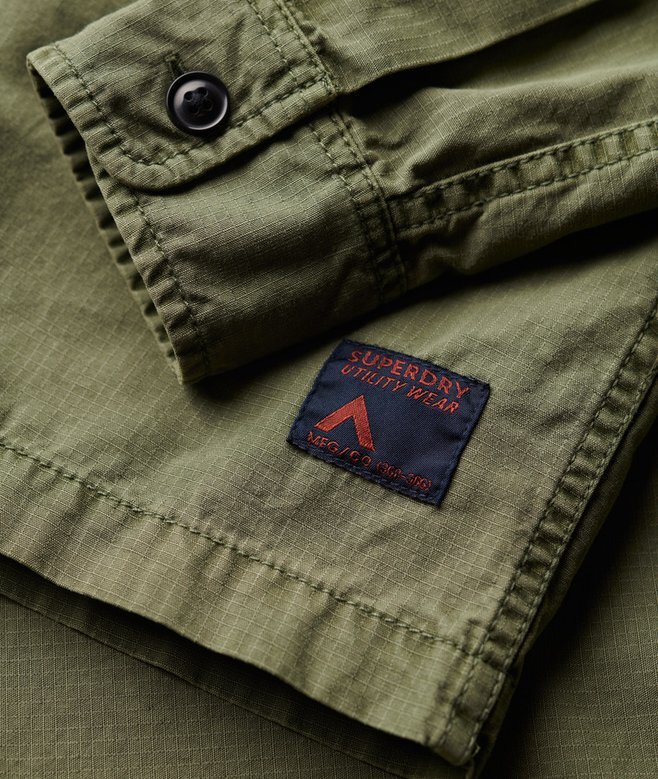 Militärisches Langarm-Overshirt Militärisches Langarm-Overshirt