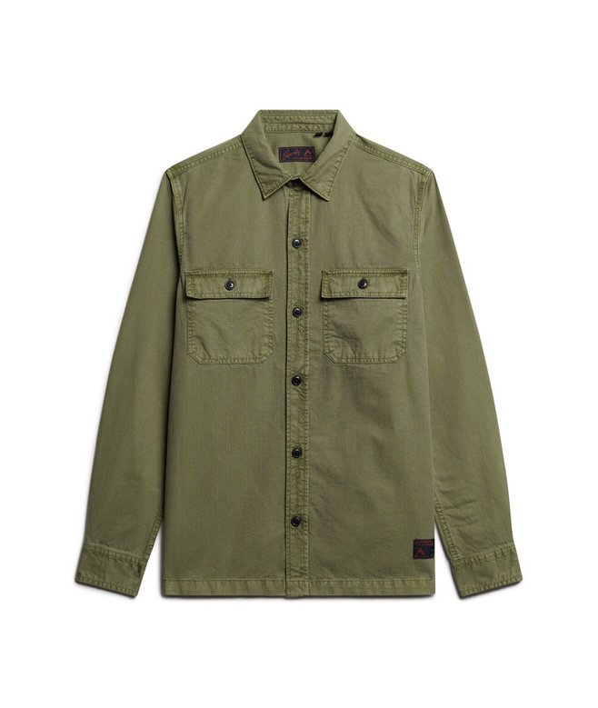 Militärisches Langarm-Overshirt Militärisches Langarm-Overshirt