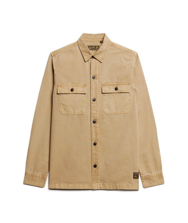 Militärisches Langarm-Overshirt Militärisches Langarm-Overshirt