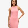 Mini-Bodycon-Kleid mit gekreuztem Rücken