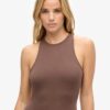 Mini-Bodycon-Kleid mit gekreuztem Rücken