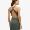 Mini-Bodycon-Kleid mit gekreuztem Rücken
