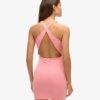 Mini-Bodycon-Kleid mit gekreuztem Rücken