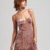 Mini-Cami-Kleid aus Samt