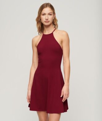 Mini-Jersey-Kleid im Fit-and-Flare-Stil