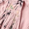 Mini-Kleid mit ausgestellten Ärmeln und Jacquard-Muster Mini-Kleid mit ausgestellten Ärmeln und Jacquard-Muster