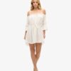 Mini-Kleid mit Cold-Shoulder-Ausschnitt Mini-Kleid mit Cold-Shoulder-Ausschnitt