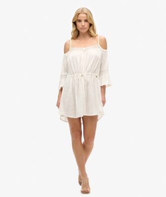 Mini-Kleid mit Cold-Shoulder-Ausschnitt