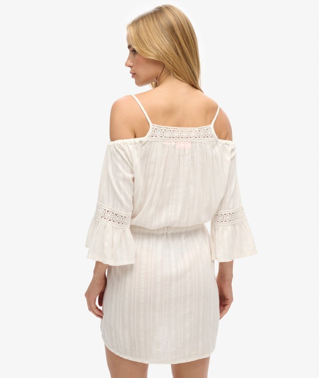 Mini-Kleid mit Cold-Shoulder-Ausschnitt Mini-Kleid mit Cold-Shoulder-Ausschnitt