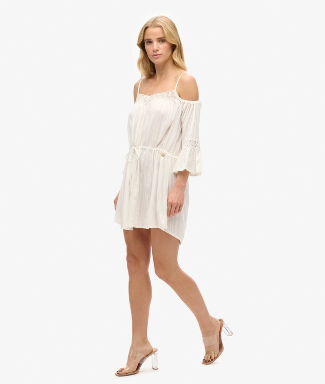 Mini-Kleid mit Cold-Shoulder-Ausschnitt Mini-Kleid mit Cold-Shoulder-Ausschnitt
