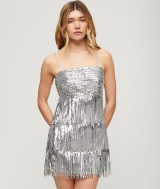 Mini-Kleid mit Fransen Mini-Kleid mit Fransen