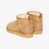 Mini-Stiefel aus Wildleder und Sherpa Mini-Stiefel aus Wildleder und Sherpa