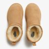 Mini-Stiefel aus Wildleder und Sherpa Mini-Stiefel aus Wildleder und Sherpa