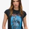 Motley Crue X Superdry T-Shirt mit Flügelärmeln Motley Crue X Superdry T-Shirt mit Flügelärmeln