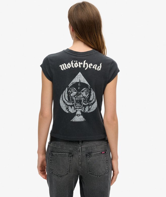 Motörhead X Superdry T-Shirt mit Flügelärmeln Motörhead X Superdry T-Shirt mit Flügelärmeln