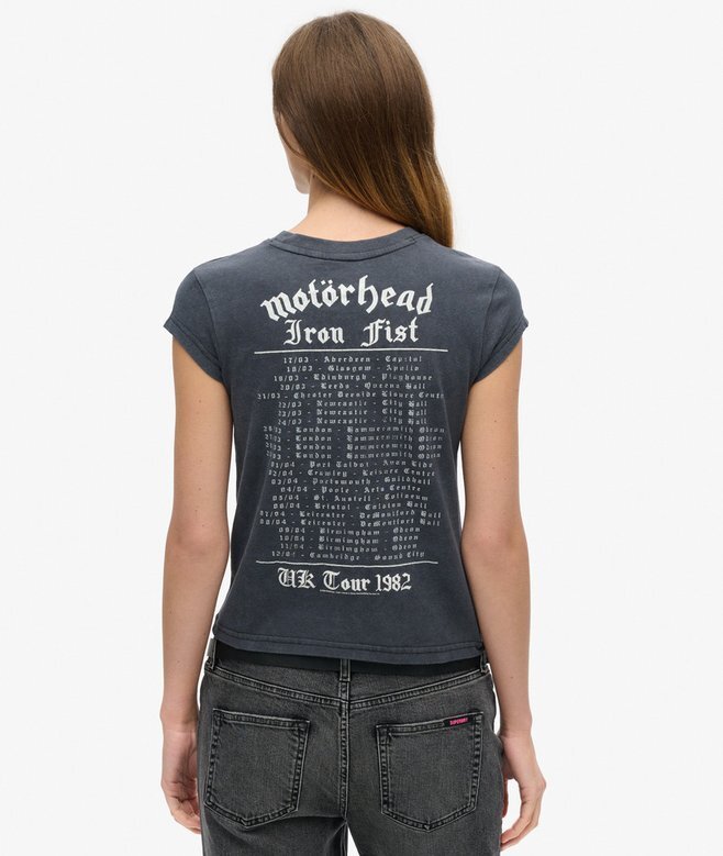 Motörhead X Superdry T-Shirt mit Flügelärmeln Motörhead X Superdry T-Shirt mit Flügelärmeln