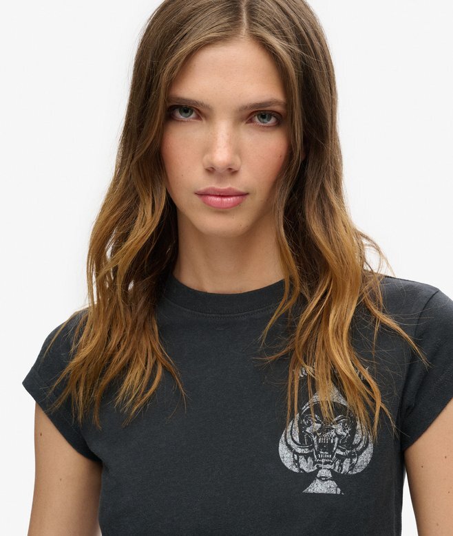 Motörhead X Superdry T-Shirt mit Flügelärmeln Motörhead X Superdry T-Shirt mit Flügelärmeln