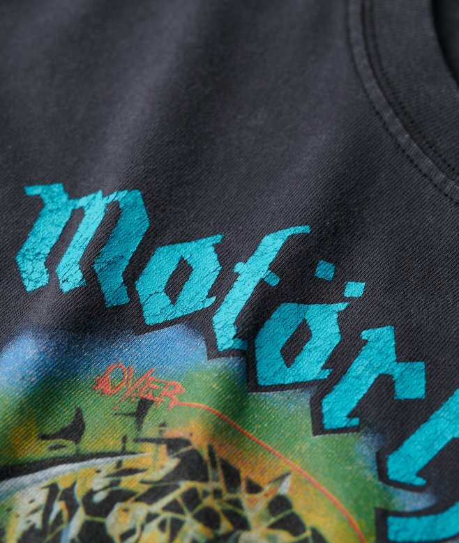 Motörhead X Superdry T-Shirt mit Flügelärmeln Motörhead X Superdry T-Shirt mit Flügelärmeln