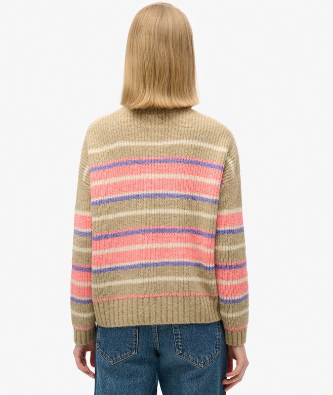 Multi Stripe Crew Pullover Multi Stripe Crew Pullover