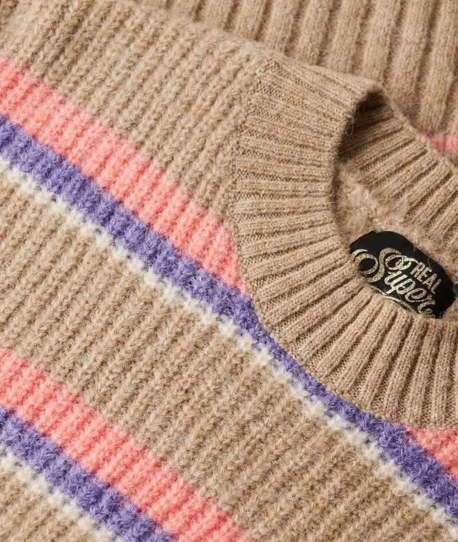 Multi Stripe Crew Pullover Multi Stripe Crew Pullover