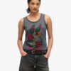 Neo Trad Tattoo Tanktop mit Rundhalsausschnitt Neo Trad Tattoo Tanktop mit Rundhalsausschnitt