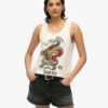 Neo Trad Tattoo Tanktop mit Rundhalsausschnitt Neo Trad Tattoo Tanktop mit Rundhalsausschnitt