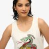 Neo Trad Tattoo Tanktop mit Rundhalsausschnitt Neo Trad Tattoo Tanktop mit Rundhalsausschnitt