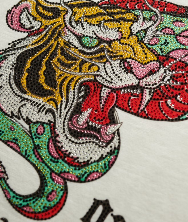 Neo Trad Tattoo Tanktop mit Rundhalsausschnitt Neo Trad Tattoo Tanktop mit Rundhalsausschnitt