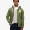 Neon Vintage Logo Graphic Zip Kapuzenpullover Neon Vintage Logo Graphic Zip Kapuzenpullover