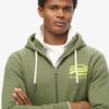Neon Vintage Logo Graphic Zip Kapuzenpullover Neon Vintage Logo Graphic Zip Kapuzenpullover