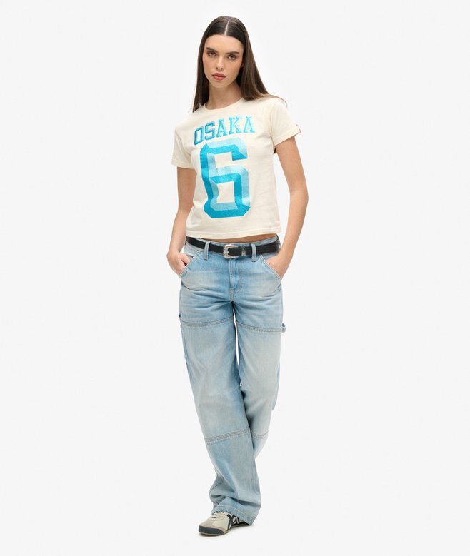 Osaka 6 Embellished 90S T-Shirt Osaka 6 Embellished 90S T-Shirt