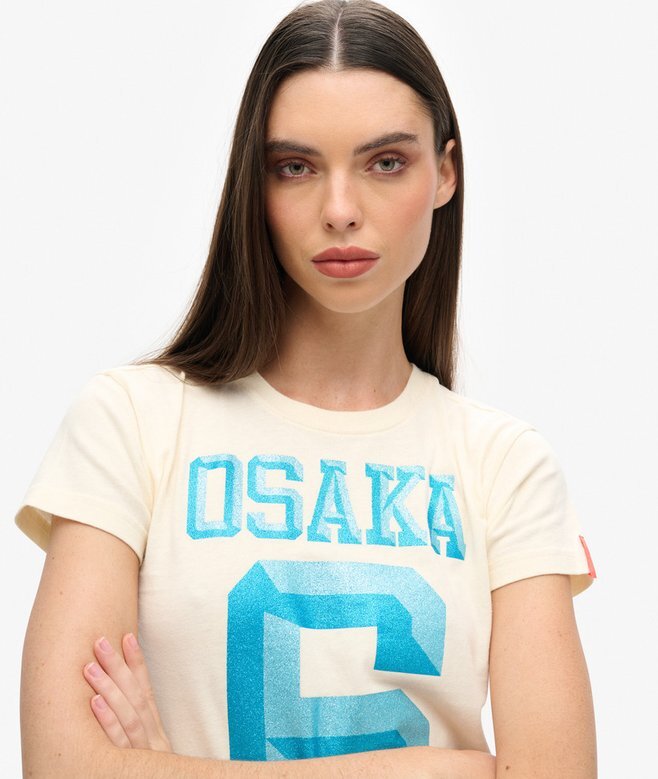 Osaka 6 Embellished 90S T-Shirt Osaka 6 Embellished 90S T-Shirt