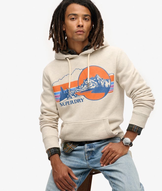 Outdoor Graphic Stripe Kapuzenpullover Outdoor Graphic Stripe Kapuzenpullover