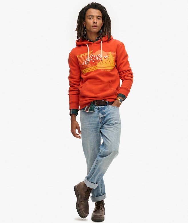 Outdoor Graphic Stripe Kapuzenpullover Outdoor Graphic Stripe Kapuzenpullover
