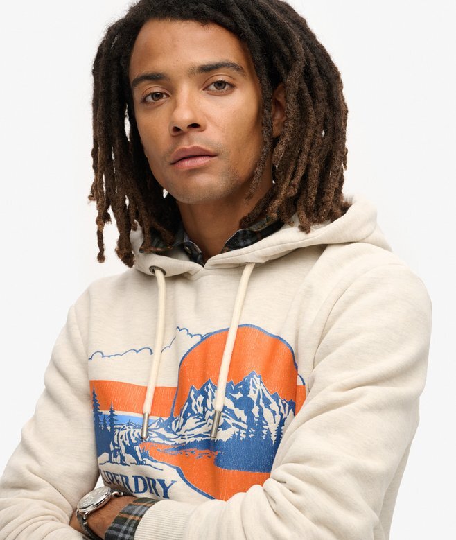 Outdoor Graphic Stripe Kapuzenpullover Outdoor Graphic Stripe Kapuzenpullover