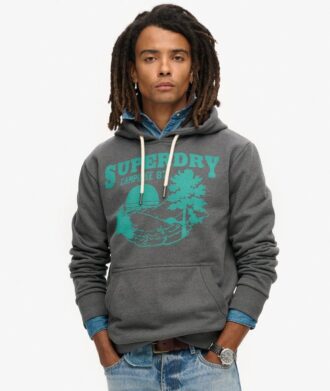 Outdoor-Kapuzenpullover mit Grafikprint Outdoor-Kapuzenpullover mit Grafikprint