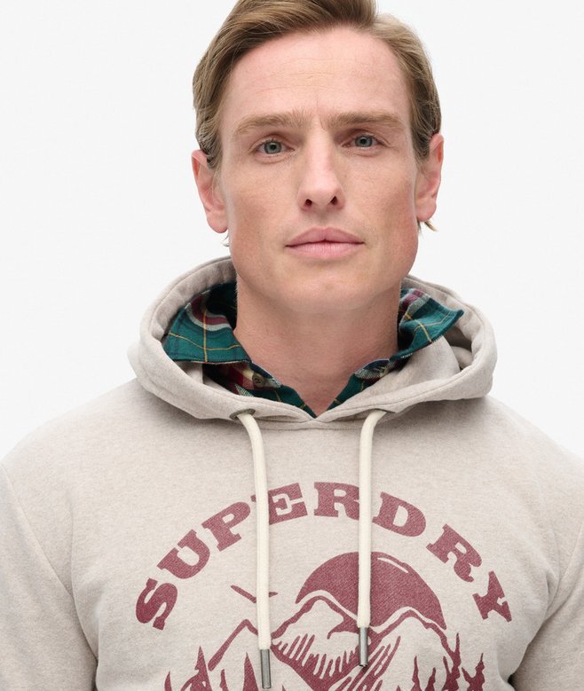 Outdoor-Kapuzenpullover mit Grafikprint Outdoor-Kapuzenpullover mit Grafikprint
