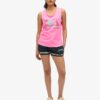 Outdoor-Tanktop mit Streifen und U-Ausschnitt