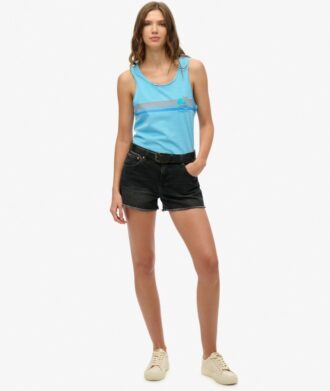 Outdoor-Tanktop mit Streifen und U-Ausschnitt